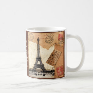 Taza De Café Matasellos de París
