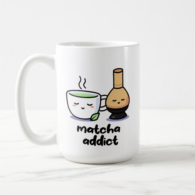 Taza De Café Matcha adicto a la educación japonesa del Personal (Izquierda)