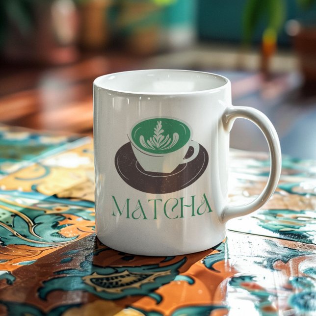 Taza De Café Matcha Boba Tea (Subido por el creador)