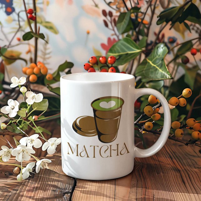 Taza De Café Matcha Boba Tea (Subido por el creador)
