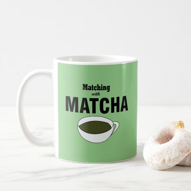 Taza De Café Matcha Green Tea Lover (Con donut)