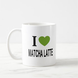 TAZA DE CAFÉ ❤️ MATCHA LATTE ME ENCANTA MATCHA LATTE I HEART MA