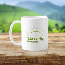 Taza De Café Matcha Lover Good Morning Green Mug