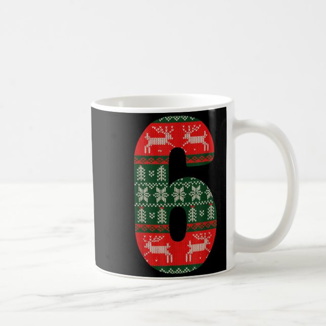 Taza De Café Matching 67 Christmas Ugly Sweater Meme Number 6  (Derecha)