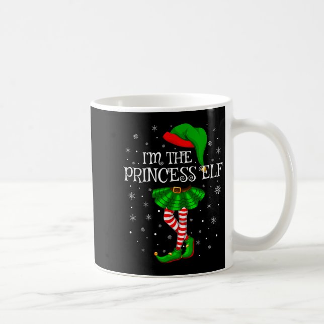 Taza De Café Matching Family Group I'm The Princess Elf Christm (Derecha)
