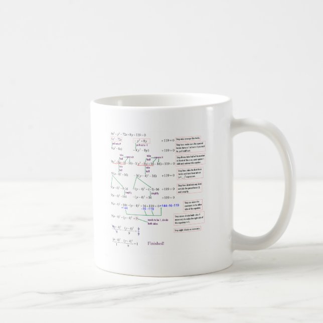 Taza De Café Matemáticas (Derecha)