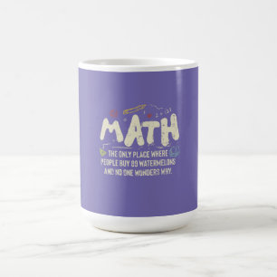 Taza De Café Matemáticas Matemáticas Regalo de maestro de matem