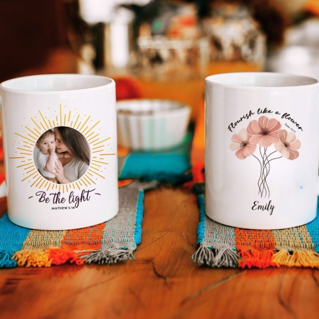 Taza De Café Mateo 5:14 | Salmo 103:15 Foto (Subido por el creador)