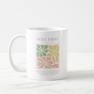 Taza De Café Mateo 6:33 Buscad Primero
