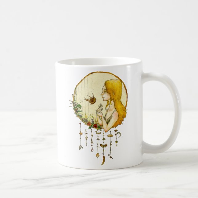 Taza De Café Materia de Juana Newsom Dreamcatcher (Derecha)