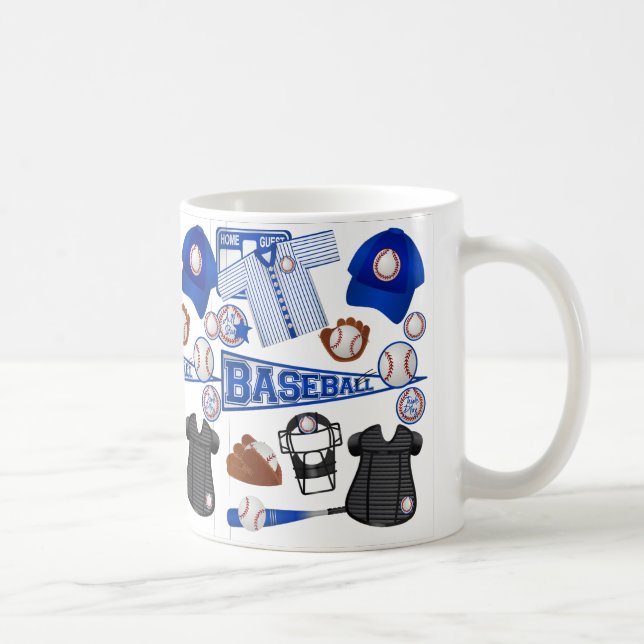 Taza De Café Materia del béisbol (Derecha)
