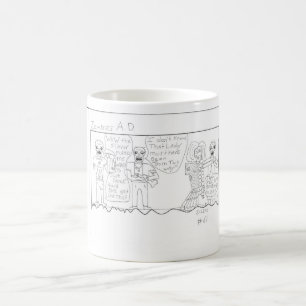 Taza De Café materia divertida del zombi