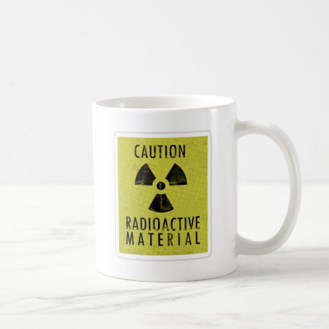 Taza De Café "materiales radioactivos (Derecha)