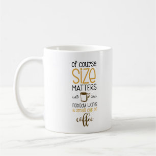 Taza De Café Materias divertidas lindas del tamaño del café