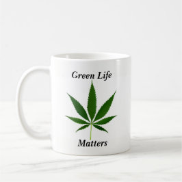 Taza De Café Materias verdes de la vida