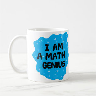 Taza De Café Math Genius Mathematics Algebra Teacher