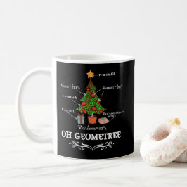 Taza De Café Math Geometry Christmas Tree Geometree Teacher