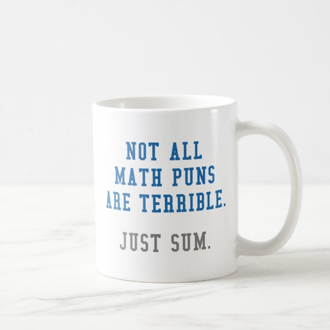 Taza De Café Math Puns (Derecha)