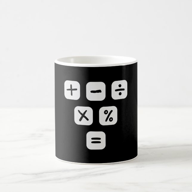 Taza De Café Math Symbols matemáticos Rótulos matemáticos matem (Centro)