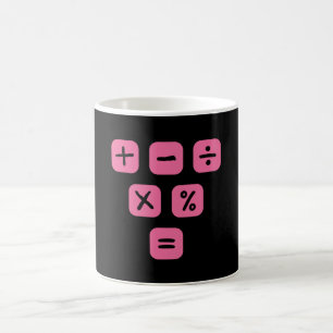 Taza De Café Math Symbols matemáticos Rótulos matemáticos matem