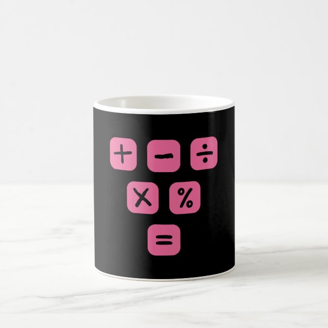 Taza De Café Math Symbols matemáticos Rótulos matemáticos matem (Centro)