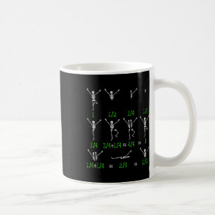 Taza De Café Math Teacher Equation Skeleton Math Students Hallo