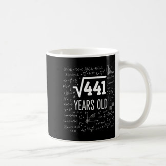 Taza De Café Mathematics Square Root 441 Years Old, Clever Math