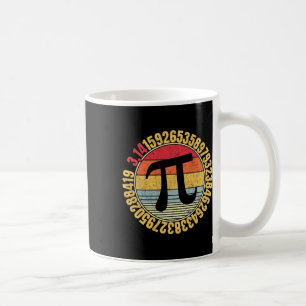 Taza De Café Matleta de símbolos de Nerdy Math Pi