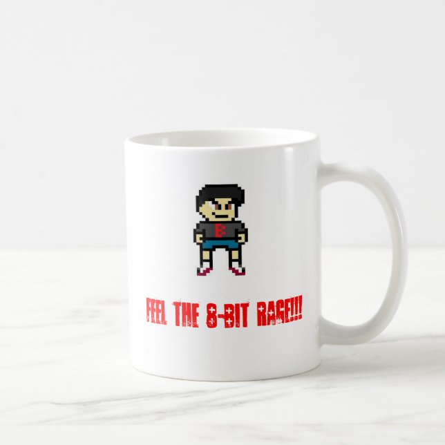 Taza De Café Matón de 8 bits (Derecha)