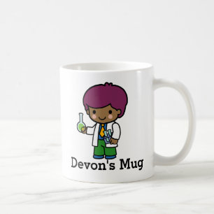 Taza De Café Matraz y tubos de ensayo para niños químicos/cient