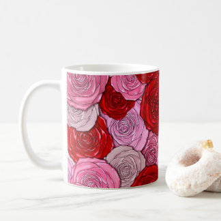 Taza De Café Matrícula de Rosas