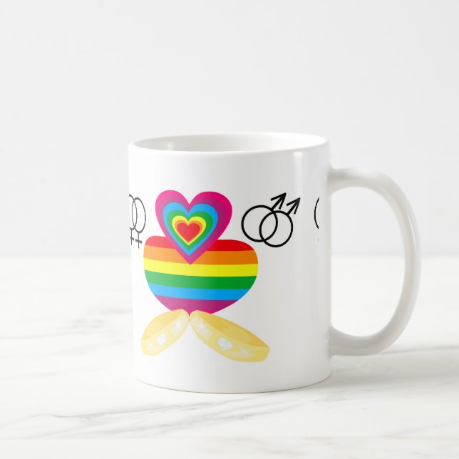 Taza De Café matrimonio gay (Derecha)