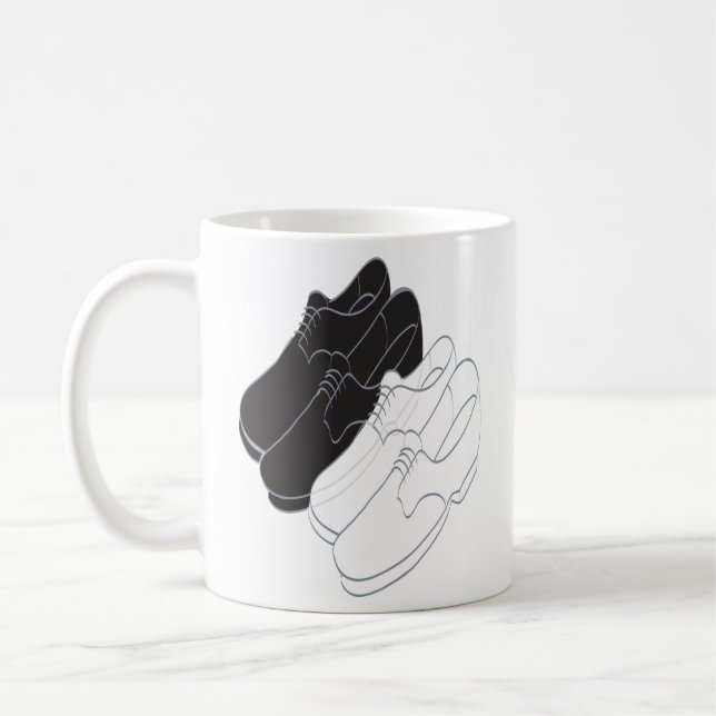 Taza De Café Matrimonio III, Diseño Clásico Café Blanco Mug (Izquierda)