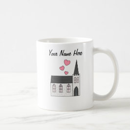Taza De Café Matrimonio personalizado de la iglesia Mug Religio