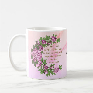 Taza De Café Matrimonio Verse boda mugs