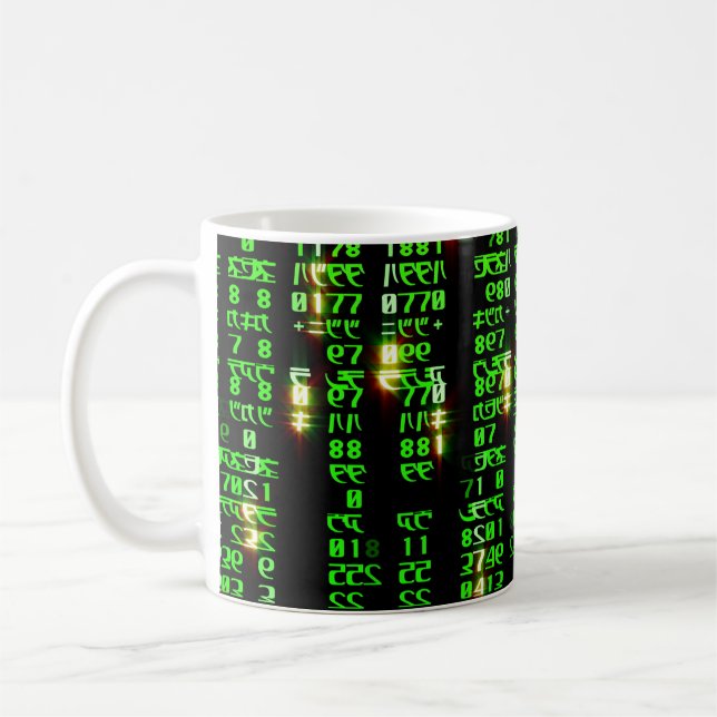 Taza De Café Matriz de código (Izquierda)