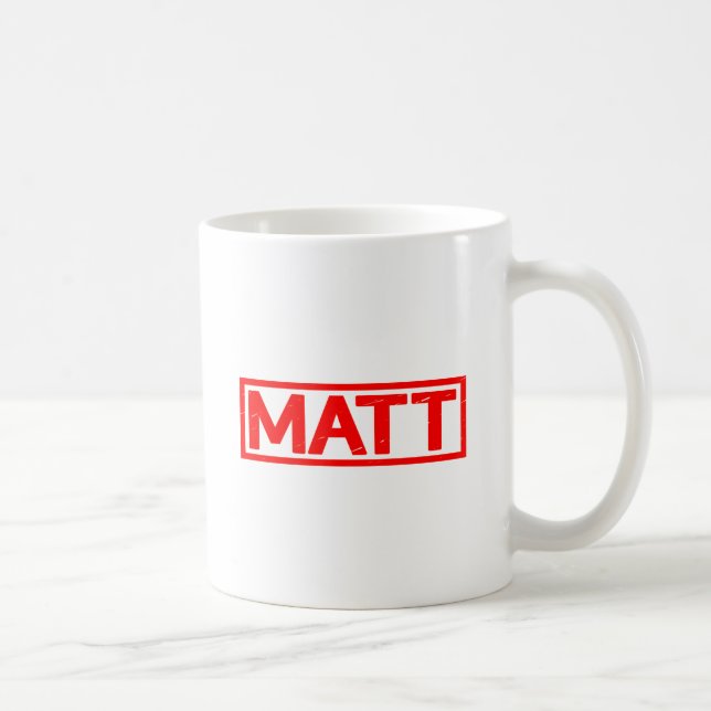 Taza De Café Matt Stamp (Derecha)