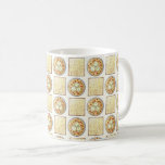 Taza De Café Matzo Ball Soup Matzah Flatbread Passover Cuisine<br><div class="desc">El diseño cuenta con un ilustracion original de panes al estilo matzah y un bol de sopa de bolas matzah, dos platos de cocina judía durante las vacaciones de Pascua. Este diseño también está disponible en otros productos. En esta tienda también hay muchas impresiones de comida adicionales. ¿No ves lo...</div>