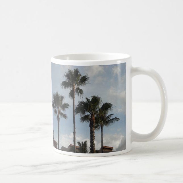Taza De Café Maui Hawaii Palmeras (Derecha)