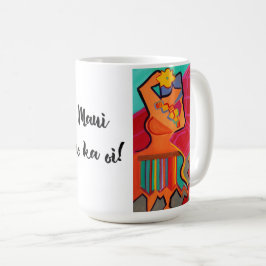 Taza De Café Maui Mod Hula Chica Mug