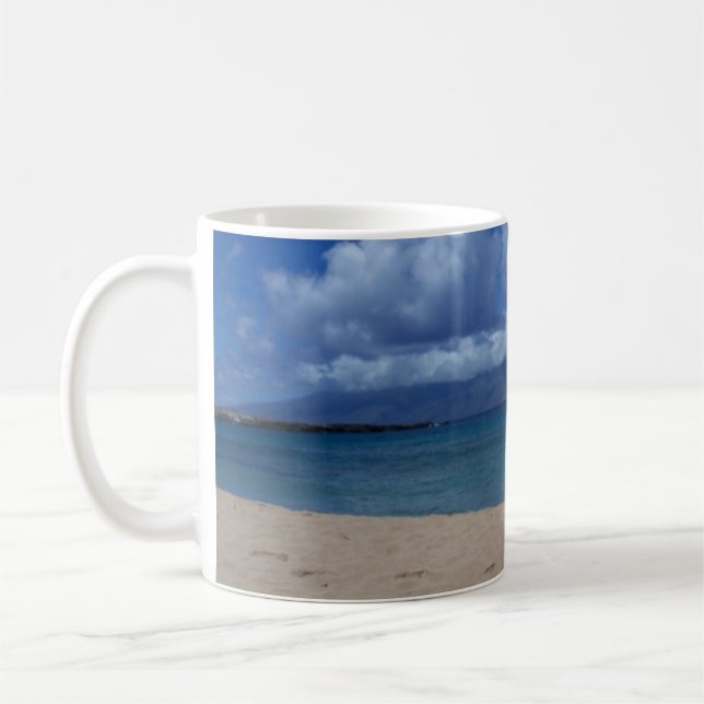 Taza De Café Maui Sandy Beach Ocean View (Izquierda)