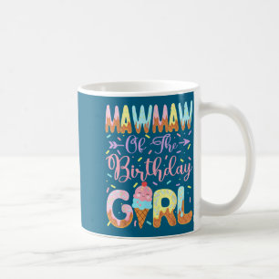 Taza De Café Mawmaw De La Cumpleañera Fiesta De Helado Dulce
