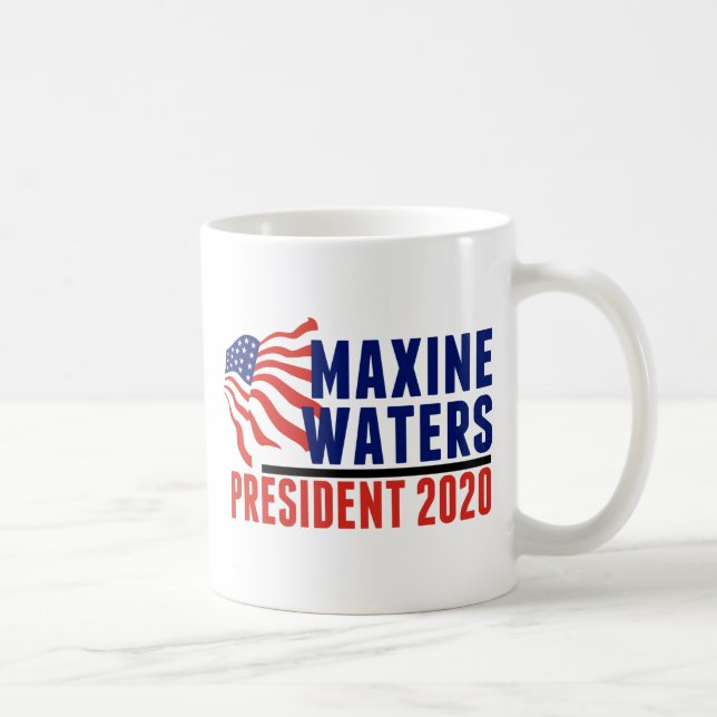 Taza De Café Maxine Waters para presidente 2020 (Derecha)
