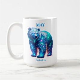 Taza De Café May Birth Month Spirit Animal Bear