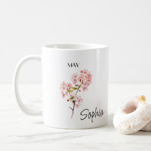 Taza De Café May Flor Personalizada