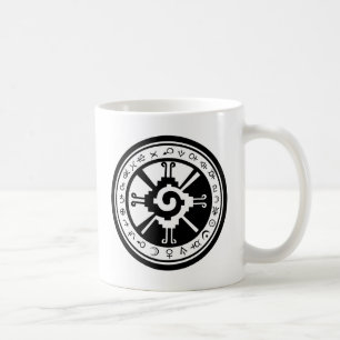 Taza De Café Maya Hunab Ku Creador y Símbolos Planetarios