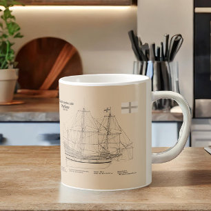 Taza De Café Mayflower - Planos de planos de construcción de ba