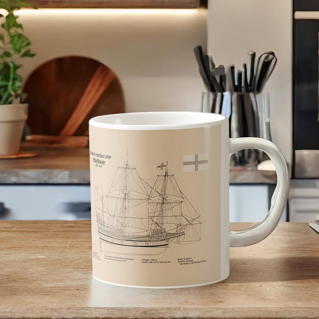 Taza De Café Mayflower - Planos de planos de construcción de ba (Subido por el creador)