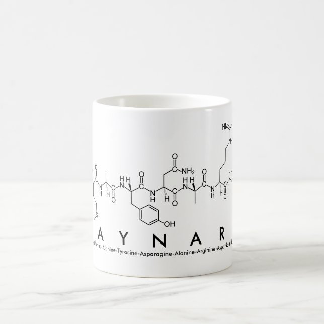 Taza De Café Maynard peptide name mug (Centro)
