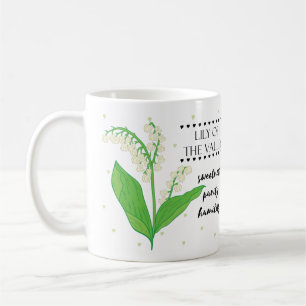 Taza De Café Mayo Mug de flores de nacimiento con significados 